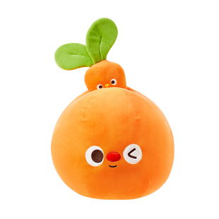 TheGreenParty胡萝卜抱枕毛绒玩偶公仔女生日礼物沙发睡觉腰靠枕