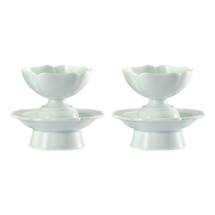 故宫淘宝｜影青茶盏对杯茶具套装博物馆文创礼盒乔迁生日礼物男士