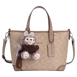 Daphne/达芙妮2026新款百搭手提包时尚印花单肩包斜挎菜篮子包女