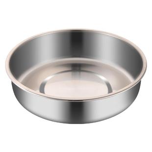 蒸糕盘蒸盘304不锈钢圆盘深盘加深圆形容器模具蒸鸡蛋糕神器盘子
