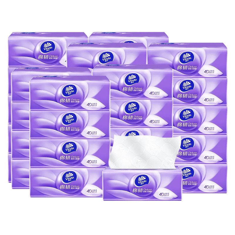 维达棉韧抽纸330张大包整箱家用餐巾纸实惠装面纸卫生纸擦手纸抽