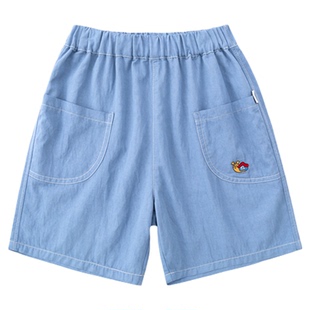 嘟嘟家儿童裤子宝宝夏季休闲短裤男童百搭舒适裤装女童透气童装潮