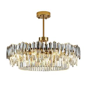 萨洛尼轻奢客厅灯水晶吊灯2024年流行简约现代大气餐厅中山灯具