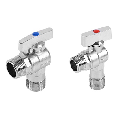 大流量球体阀芯4分三角阀