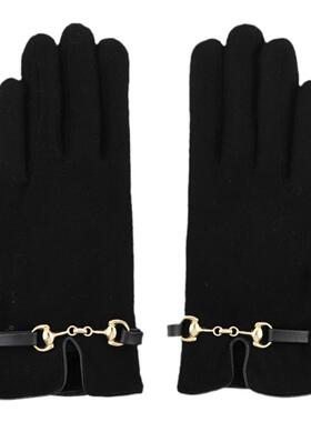 ELLE女士羊毛分指手套
