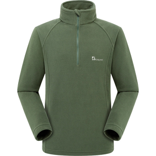 K2summit凯图巅峰 男女情侣款抓绒衣 摇粒绒半开衫加厚保暖衣秋冬