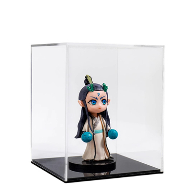 亚克力展示盒一体式高透明模型高达防尘罩手办动漫玻璃收纳盒定制