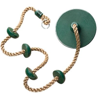 幼儿园室内秋千户外爬绳圆盘