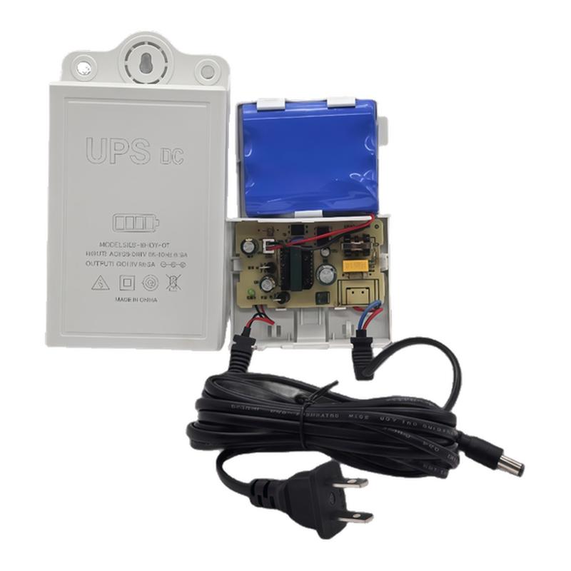 12V2A断电续航电源适配器可壁挂防雨电源监控门禁路由器UPS电源