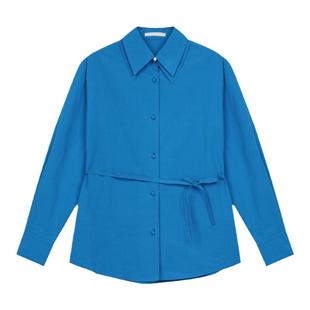 Vitatha番塔塔 她是湛蓝的烟 新中式春秋设计显瘦叠穿进口衬衫女