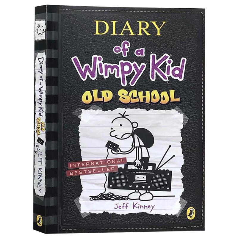 送音频英文原版小屁孩日记系列:Diary of a Wimpy Kid #10 Old School 英文版儿童课外读物 励志成长校园幽默漫画小说章节桥梁进口