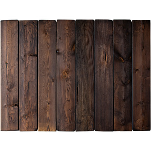 实木背景板拍照道具复古做旧老木板80cm长木条美食摄影道具旧木板