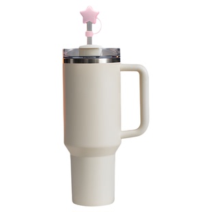 stanley吸管防尘塞防漏三件套配件吸管套盖帽硅胶防溢塞星星杯塞