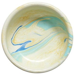 土耳其进口Bornn搪瓷碗酸奶碗水果燕麦碗早餐谷物碗家用泼墨餐具