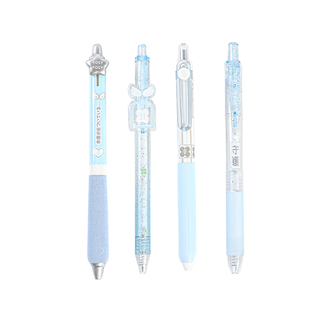 RosyPosy柔设御守香味中性笔按动笔高颜值ins风文具黑笔0.5速干顺滑按动抹茶草莓香氛环保无毒文具套装刷题笔