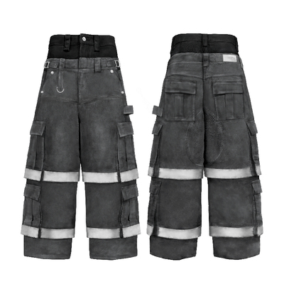 TecNineGroup黑灰消防裤