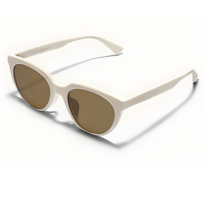 CAPONI白框猫眼墨镜女款高级感