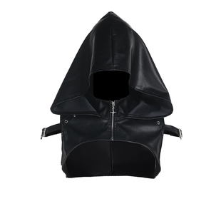 万圣节黑色朋克皮罩衫辣妹鱼骨抹胸摇滚亚比上衣亚文化御姐半身裙