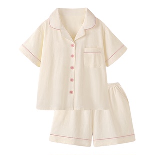 【sunnyの睡衣粉丝福利】睡衣女款夏短袖套装家居服清仓49.5元起