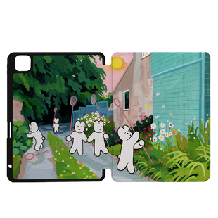 9397 屁头兔 ipad壳适用于ipadpro2018/2020/2024 10.9 11寸12.9寸13寸黑色机壳