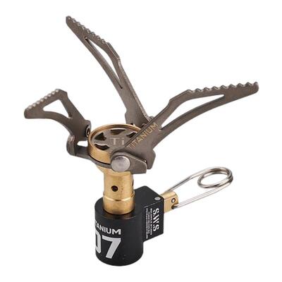 户外一体式便携式钛迷你炉头