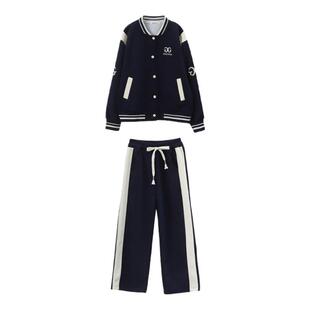 女童春装外套2025新款网红套装大童女装时髦洋气儿童春秋棒球服宝