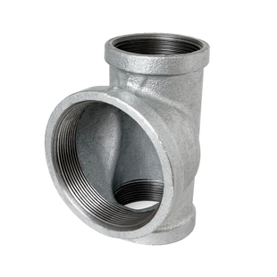 中大三通变径水管一进二出连接件变径内丝镀锌异形洒水车dn65变50