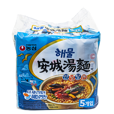 韩国农心海鲜安城汤面