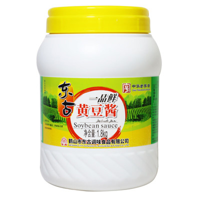 东古一品鲜黄豆酱1.8kg大桶正宗干锅东北大酱老字号桶装家用酱油