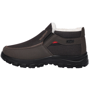 回力官方旗舰店棉鞋男冬季加厚老北京布鞋中老年鞋加绒保暖爸爸鞋