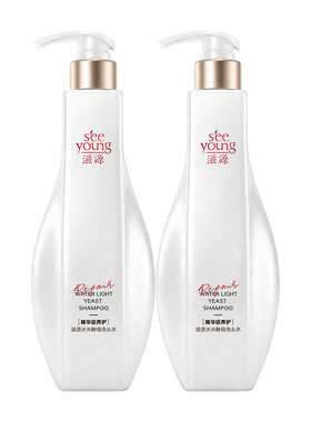 滋源水光酵母修护洗发水柔顺亮泽