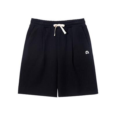 Dunst夏季款中性风皮标装饰宽松短裤休闲百搭卫裤UDPA5B121