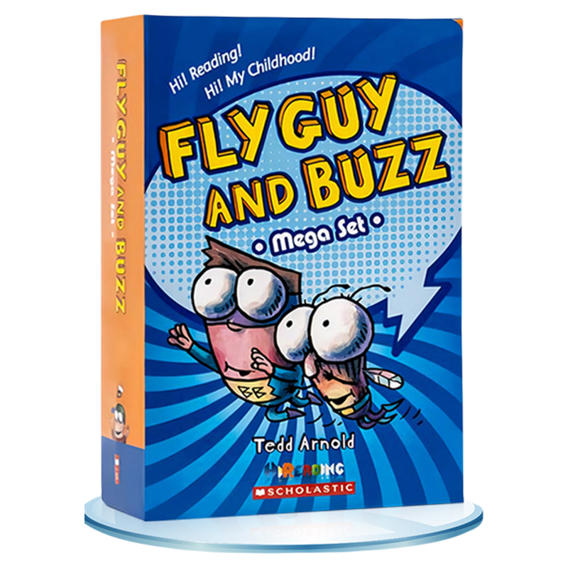 Scholastic学乐 Fly Guy And Buzz 苍蝇小子20册礼盒装 英文原版英语初级章节桥梁书 全彩漫画分级读物点读版 中小学生学校推荐
