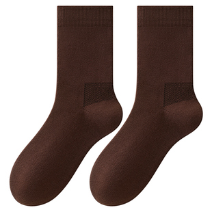 100%纯羊毛袜子男女冬季加厚保暖中筒袜防臭美利奴女士高端羊绒袜