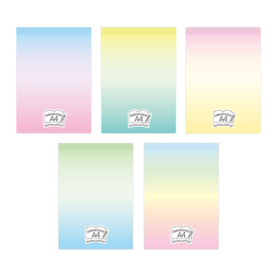 日本UNIZAKKA优你客写字垫板硬渐变色儿童学生一年级练字画画塑料透明考试a4垫板书桌垫文具用品学习垫板