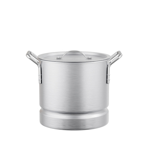 老式铝桶蒸饭桶家用米饭甑子特厚商用蒸米饭专用铝蒸锅煤气燃气灶