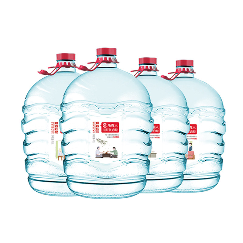 峨眉钰泉4.8L*4桶装2箱天然矿泉企业家庭大桶泡茶水