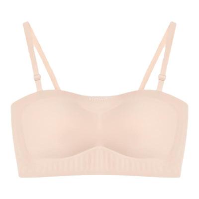 莎琪儿无肩带防走光抹胸无钢圈