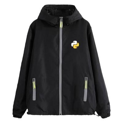 python代码java男士连帽外套夹克