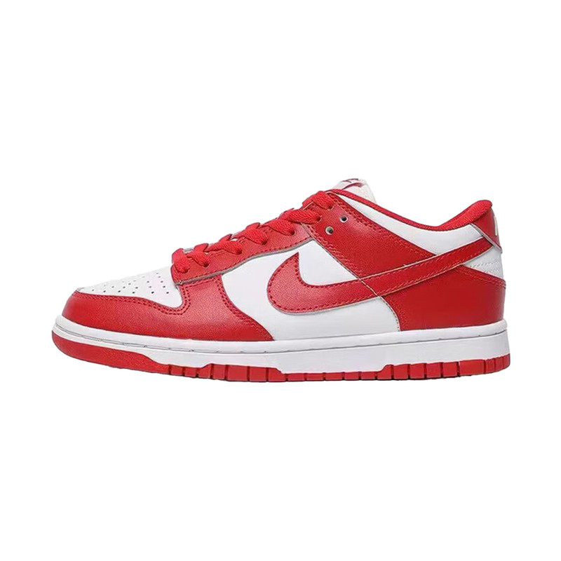耐克Nike Dunk Low 红色低帮复古休闲运动板鞋大童女子FB9109-119