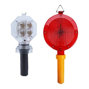 路障闪灯梅花灯LED路锥顶灯猫眼灯大饼灯警示爆闪灯交通设施促销