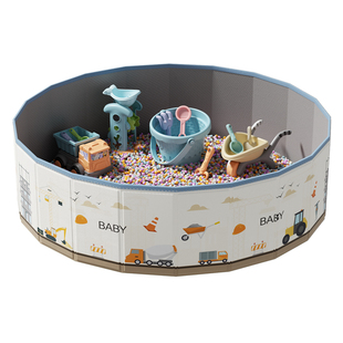 海洋球儿童室内家用波波池玩具宝宝游乐园婴儿可啃咬沙池围栏设施