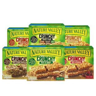 天然山谷蜂蜜巧克力浆果多种味燕麦条能量棒Nature Valley燕麦棒