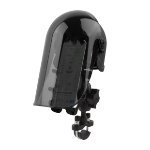 恩星骑士摩托车手机支架加长遮阳帽伞小头盔支架防雨手机支架配件