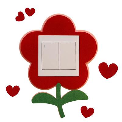 喜字开关贴结婚用品大全婚房布置