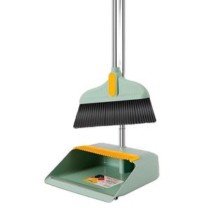 扫把簸箕套装加大家用组合撮箕笤帚单个加密加厚扫帚扫地结实绿色