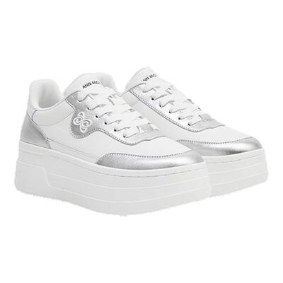 ANN ANDELMAN  25新款女士厚底增高小白鞋板鞋银泰百货 301286