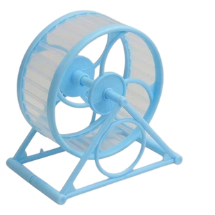 仓鼠静音跑轮防卡脚金丝熊专用转轮运动跑步机带支架小宠玩具用品