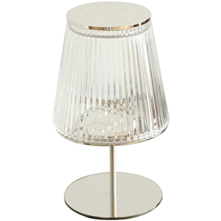 ladylike 复古玻璃台灯式香薰罩烛台摆件氛围感 客厅茶几装饰品