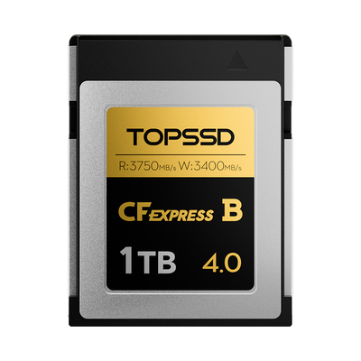 天硕（TOPSSD）全新旗舰CFE-B 4.0储存卡，金钻系列8K60P视频